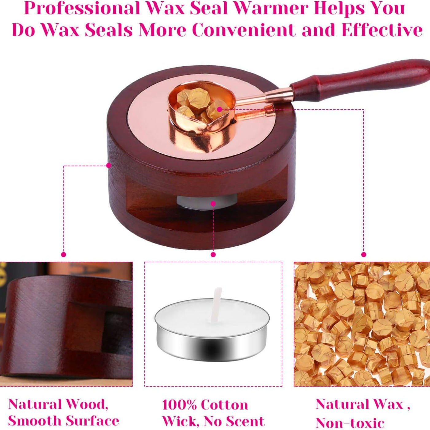Wax Seal Set Includes 200 Gold - Wax Seal Stamp Set ulasan dan harga