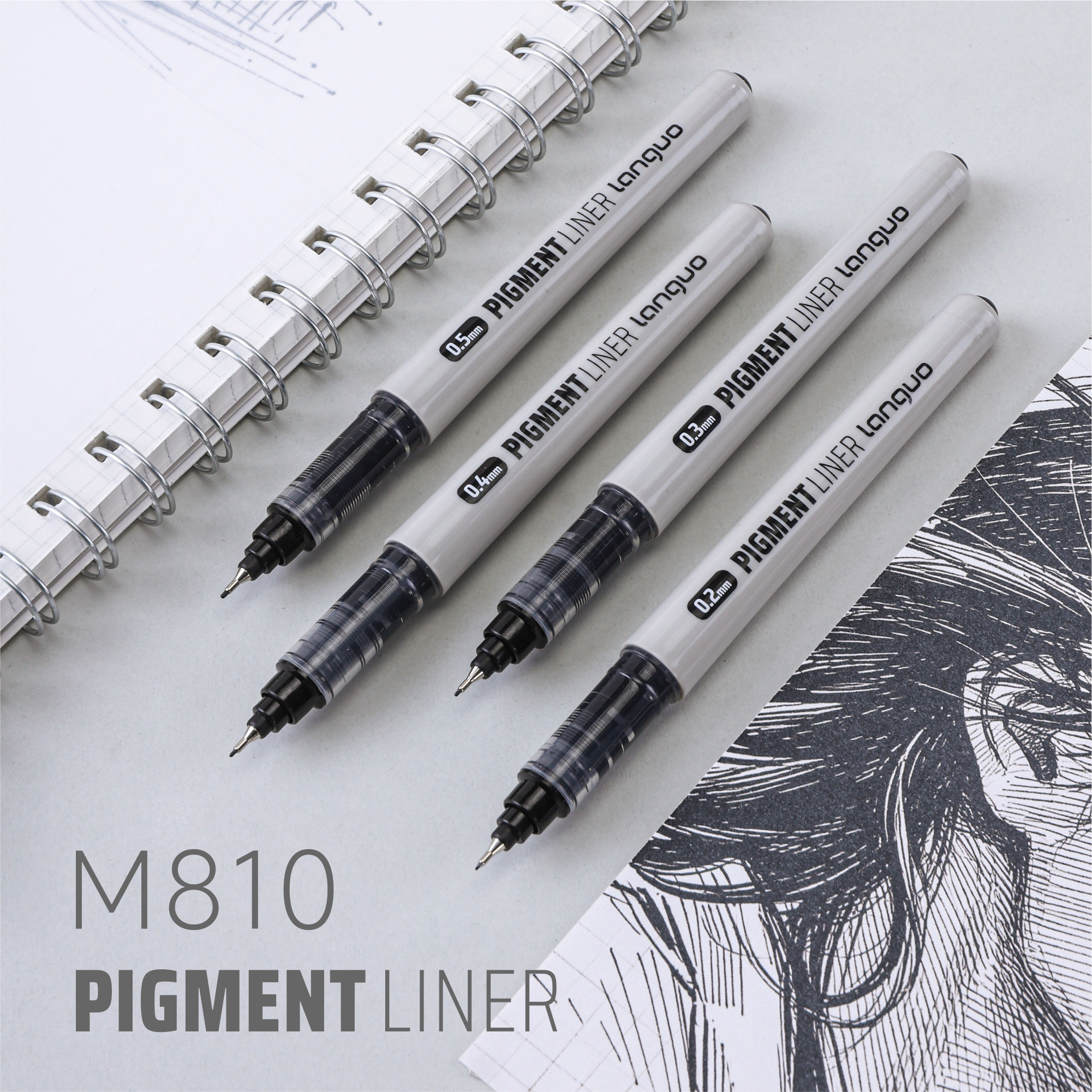 LANGUO 0.2/0.3/0.4/0.5 mm Micr - Correction Pen Fine ulasan dan harga
