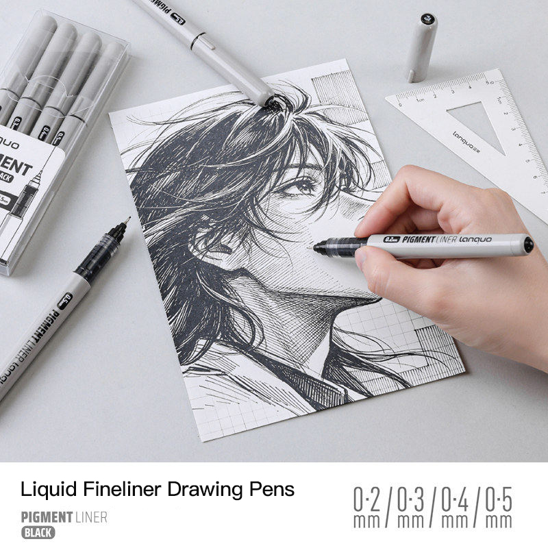 LANGUO 0.2/0.3/0.4/0.5 mm Micr - Correction Pen Fine ulasan dan harga