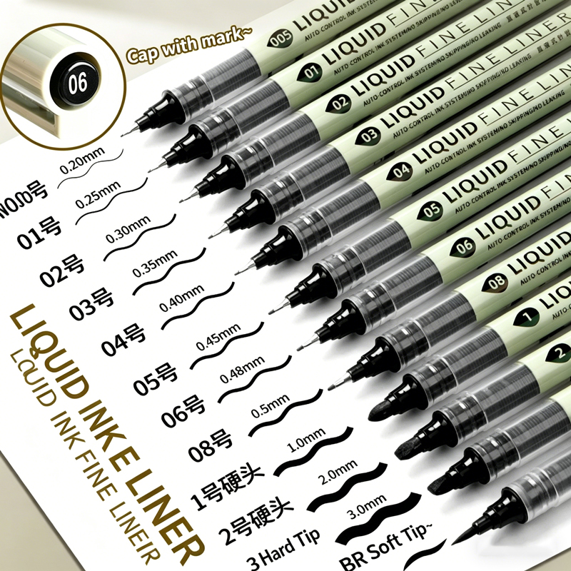 12 Tibs Black Pen Fine Line Sk - Correction Pen Fine ulasan dan harga