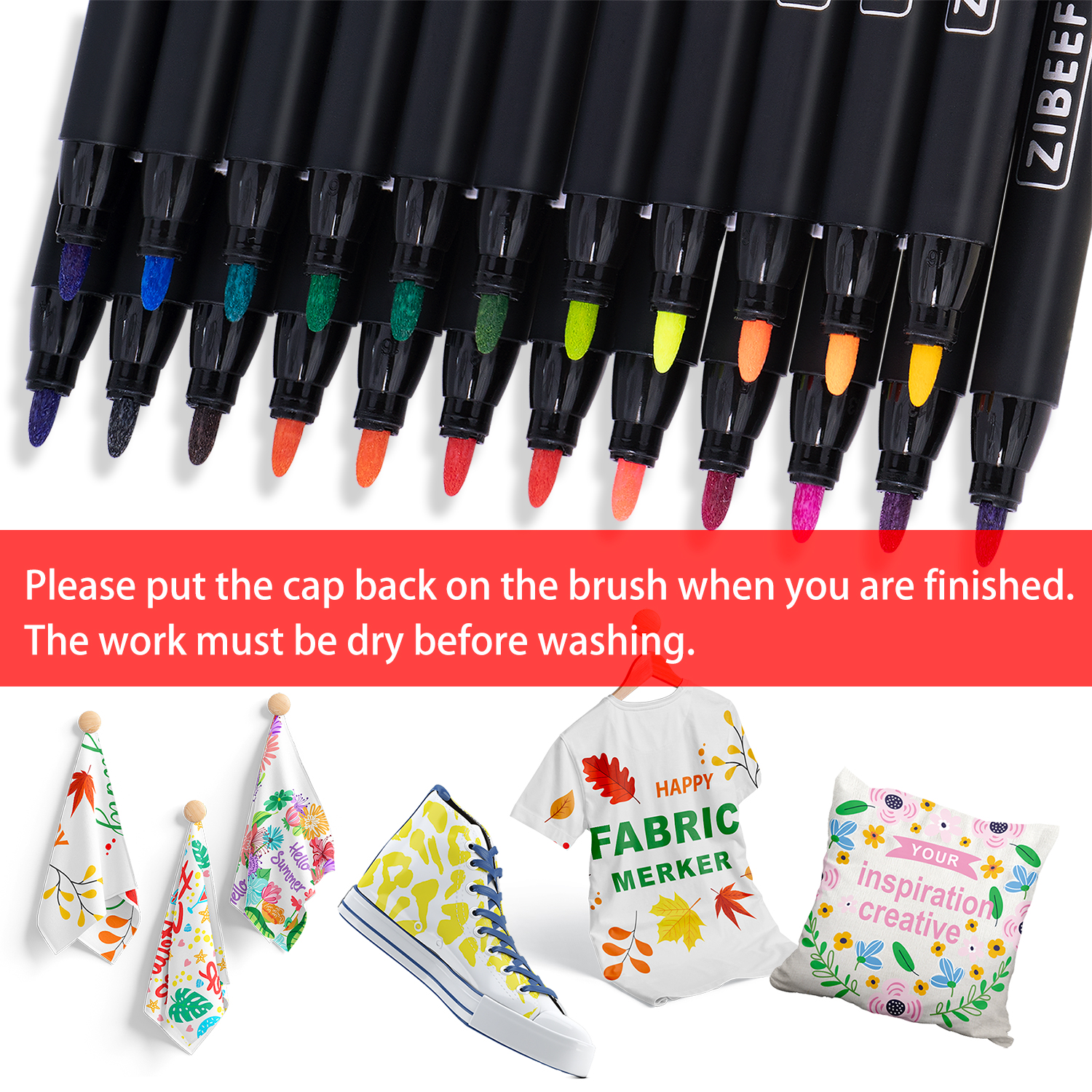 12/24 Color Fabric Markers-Fin - Correction Pen Fine ulasan dan harga