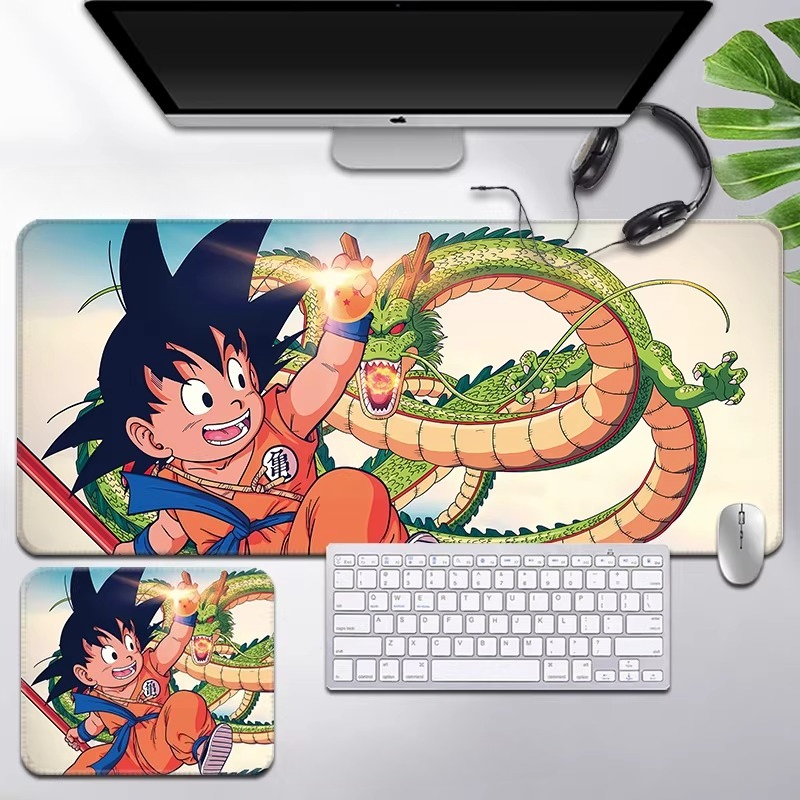 Cartoon HD Print Dragon Ball L - Leather Desk Pad ulasan dan harga