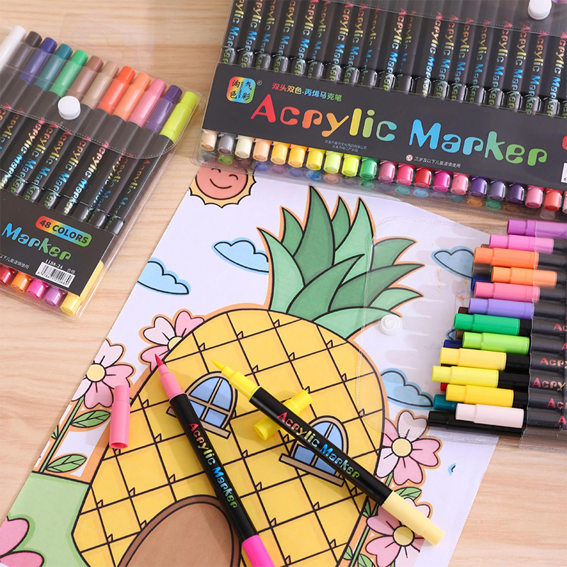 24-120Colors Art Use Acrylic P - Correction Pen Fine ulasan dan harga