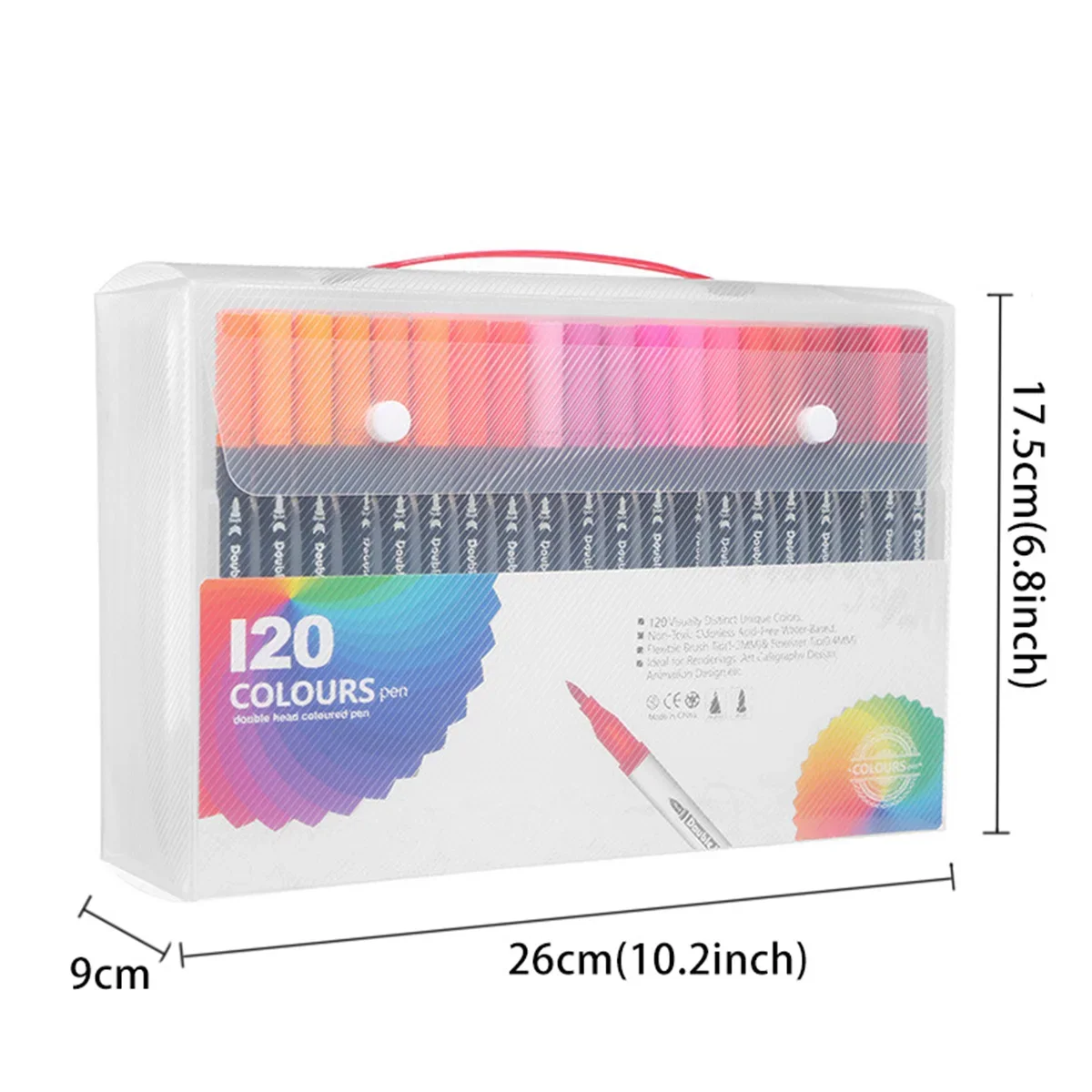 12-120 Colors Markers Set Dual - Correction Pen Fine ulasan dan harga