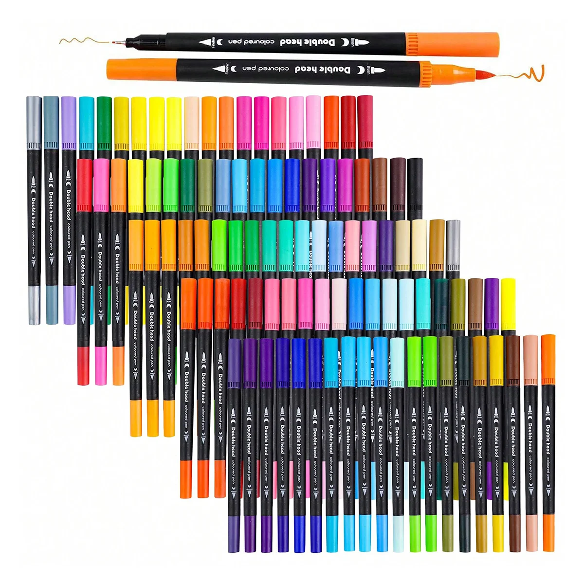 12-120 Colors Markers Set Dual - Correction Pen Fine ulasan dan harga