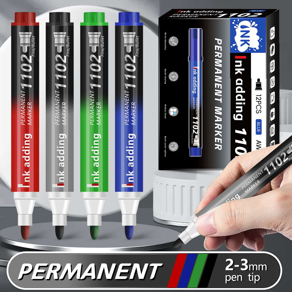4/6/12 pcs/Set Permanent Marke - Correction Pen Fine ulasan dan harga
