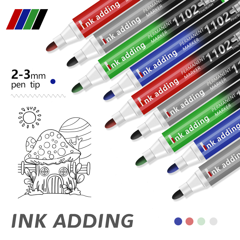 4/6/12 pcs/Set Permanent Marke - Correction Pen Fine ulasan dan harga