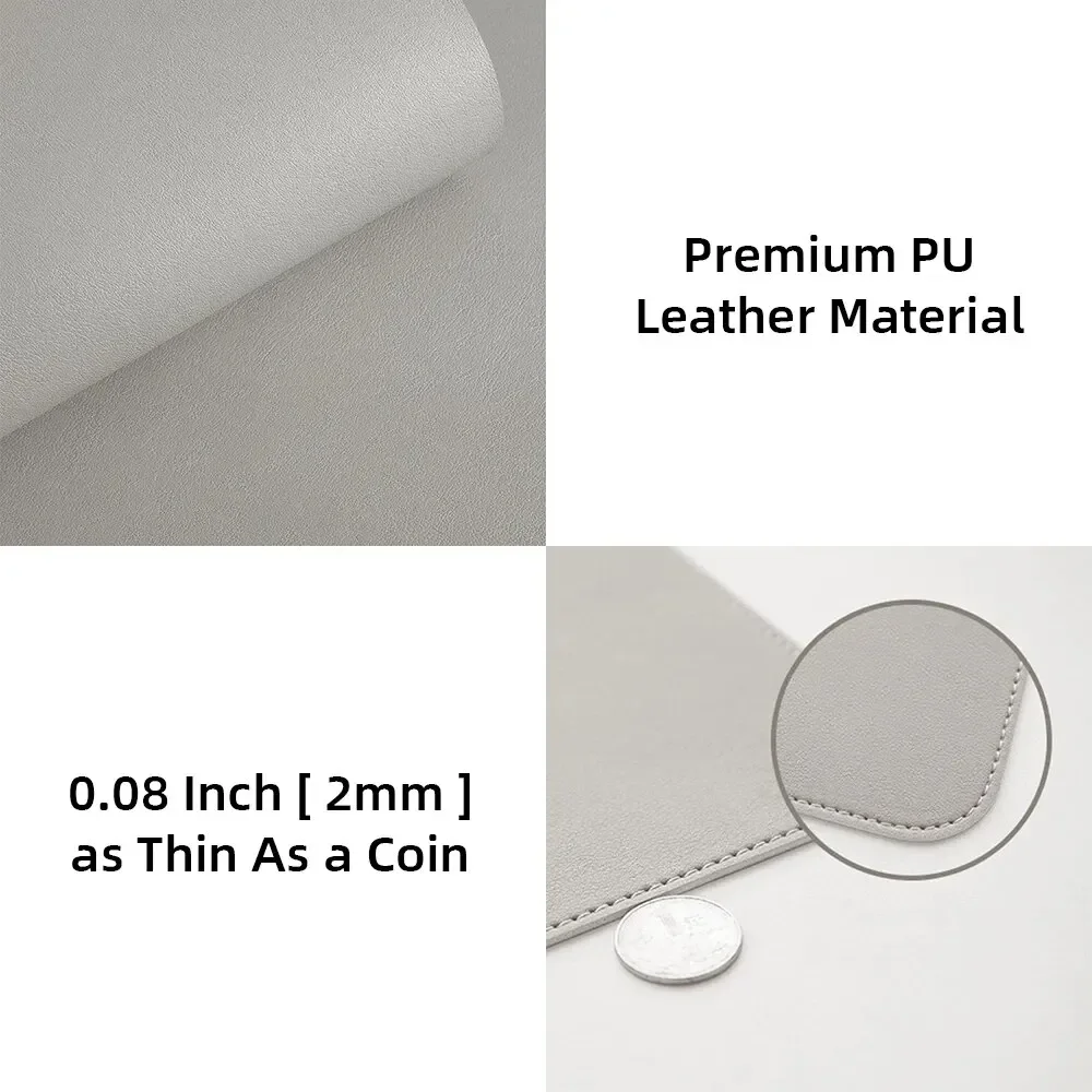 1 Pcs Large Size 60*30mm Offic - Leather Desk Pad ulasan dan harga