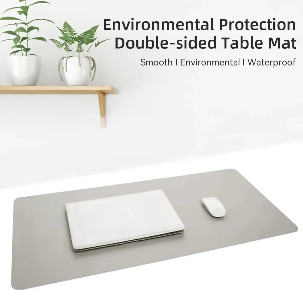 1 Pcs Large Size 60*30mm Offic - Leather Desk Pad ulasan dan harga