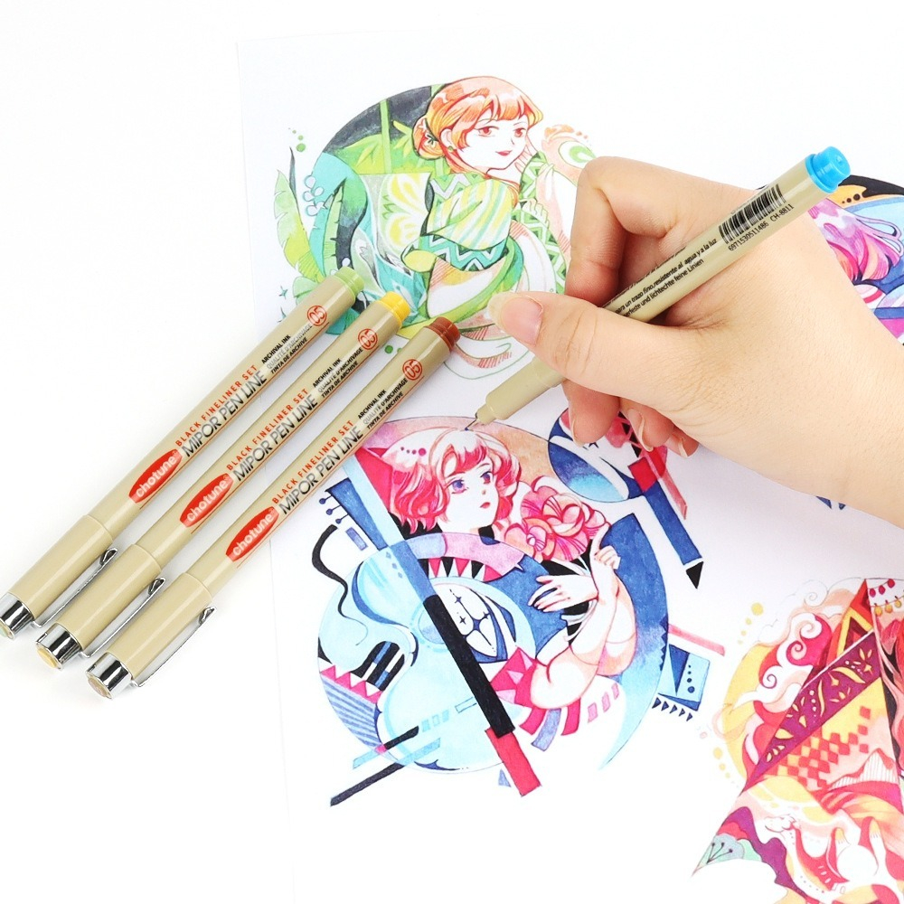 Precision Micro-Line Pens, Set - Archive Box Set ulasan dan harga