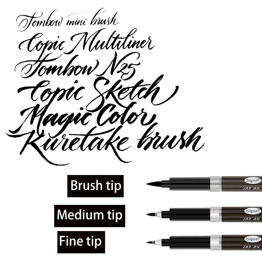 3pcs Calligraphy Pen Set Fine  - Correction Pen Fine ulasan dan harga
