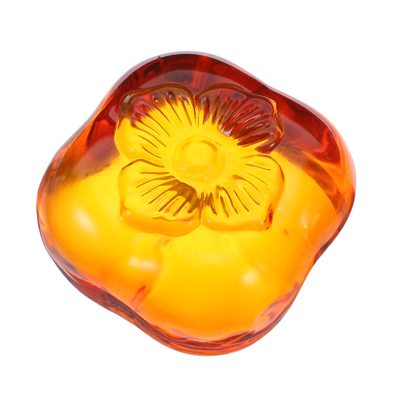 Heavy Glass Persimmon Paperwei - Book Weight Glass ulasan dan harga