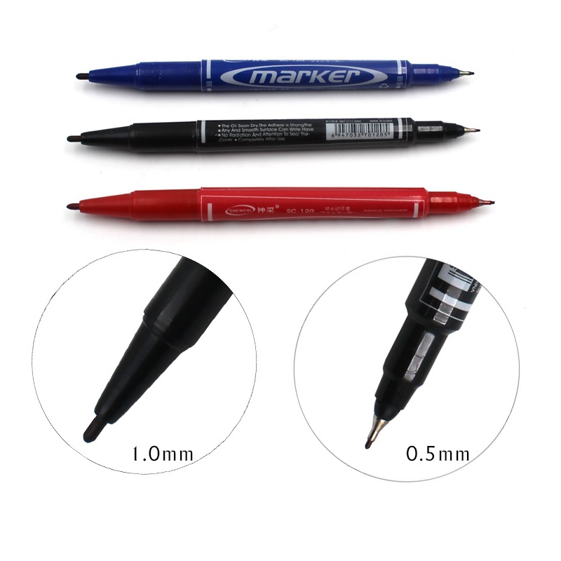 10pcs Dual side color marker p - Correction Pen Fine ulasan dan harga