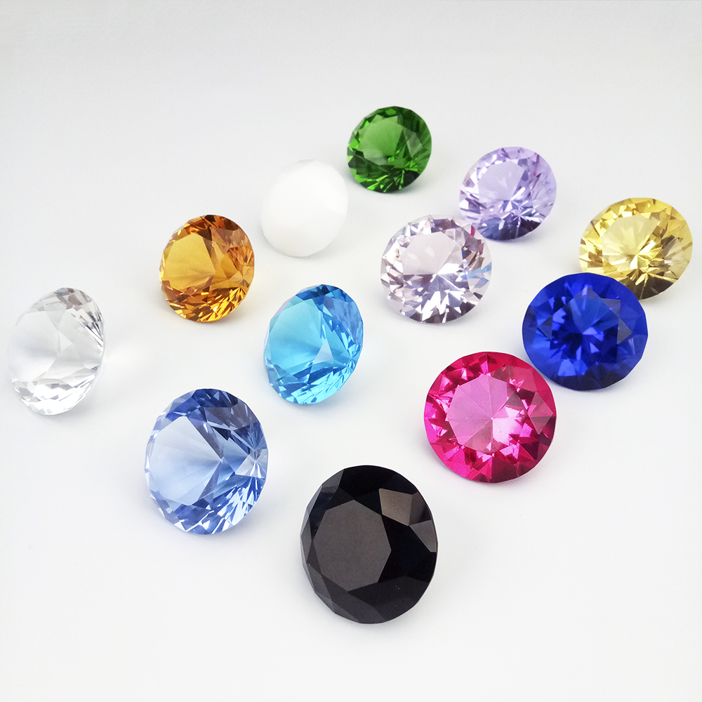 hbl Mixed Color 1pc/10ps 40mm/ - Book Weight Glass ulasan dan harga