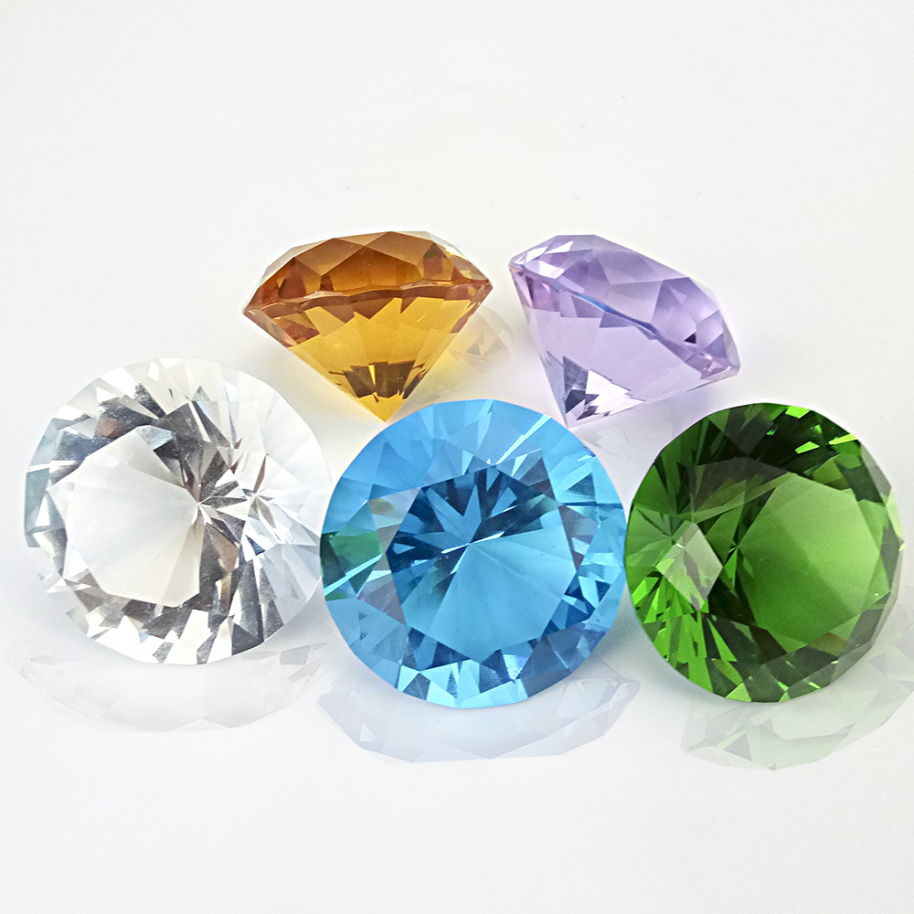 hbl Mixed Color 1pc/10ps 40mm/ - Book Weight Glass ulasan dan harga