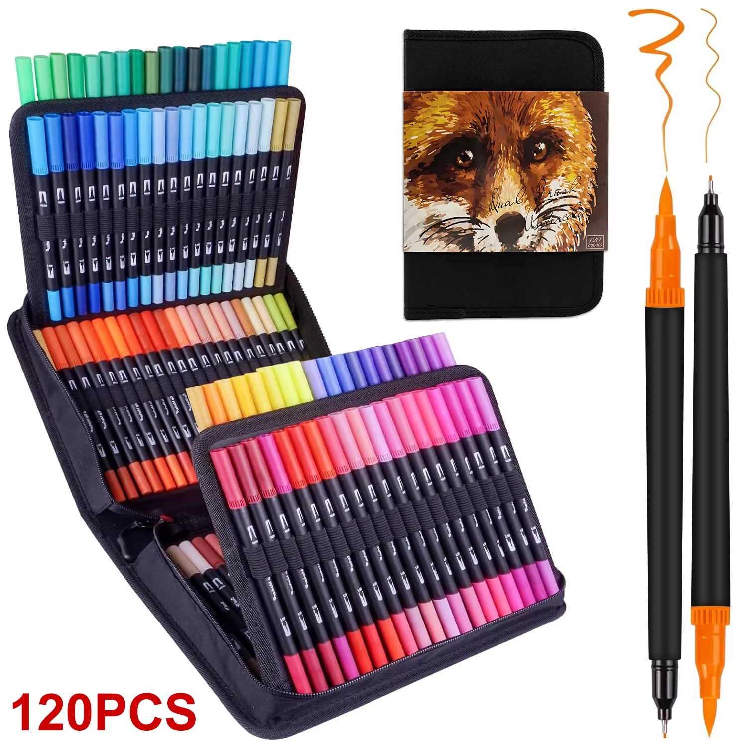 Dual Brush Pens Art Markers, 2 - Correction Pen Fine ulasan dan harga
