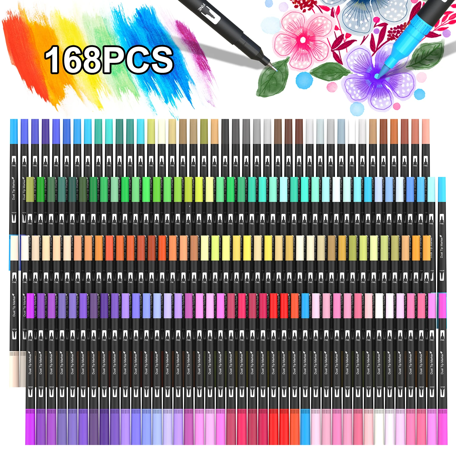 Dual Brush Pens Art Markers, 2 - Correction Pen Fine ulasan dan harga