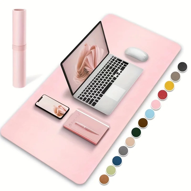 1 Pcs Large Size 60*30mm Offic - Leather Desk Pad ulasan dan harga