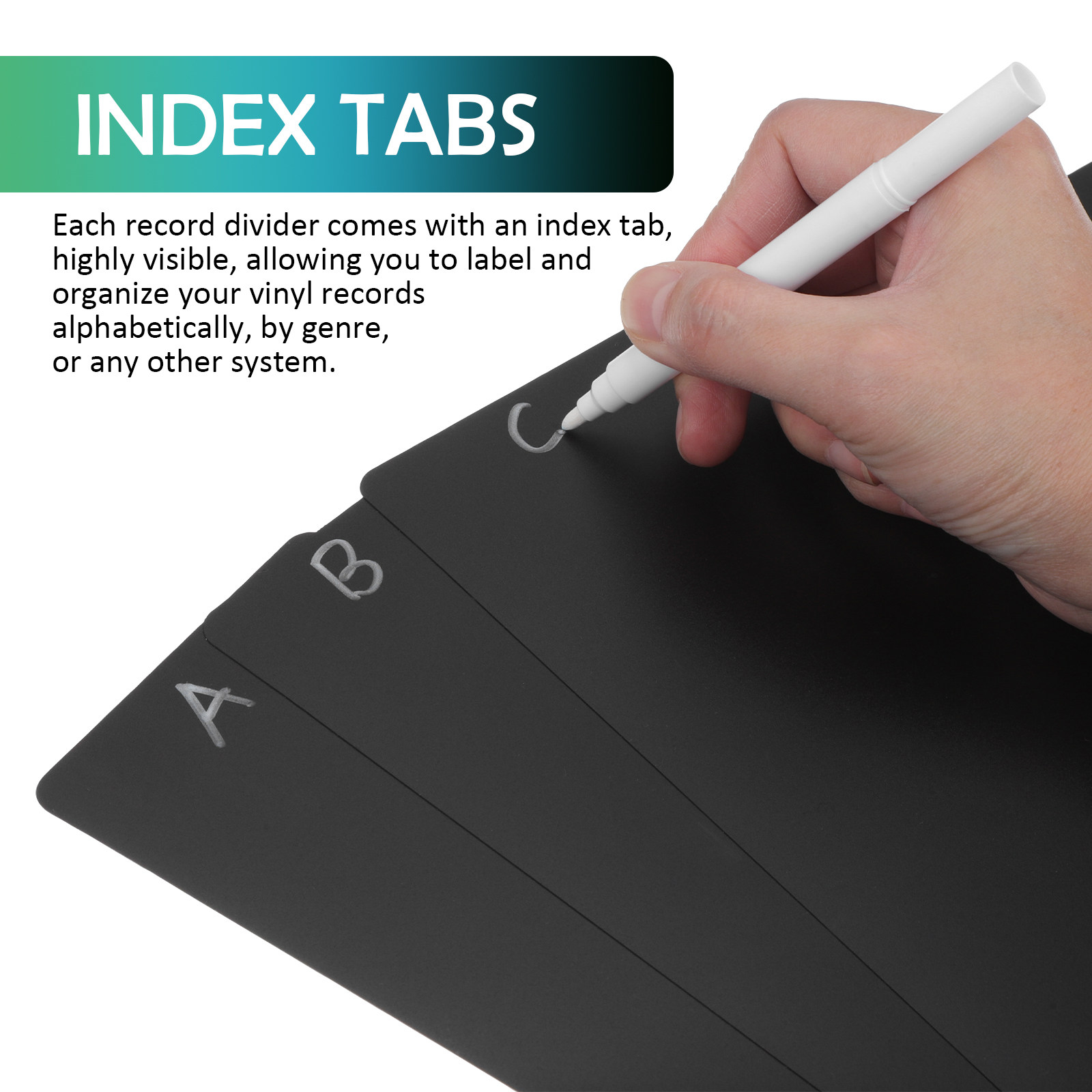 20Pcs Index Card Dividers Alph - Card Index Box ulasan dan harga