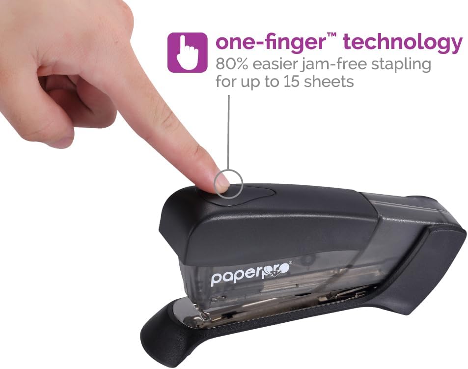 Compact Desktop Stapler, One F - Stapler Half Strip ulasan dan harga