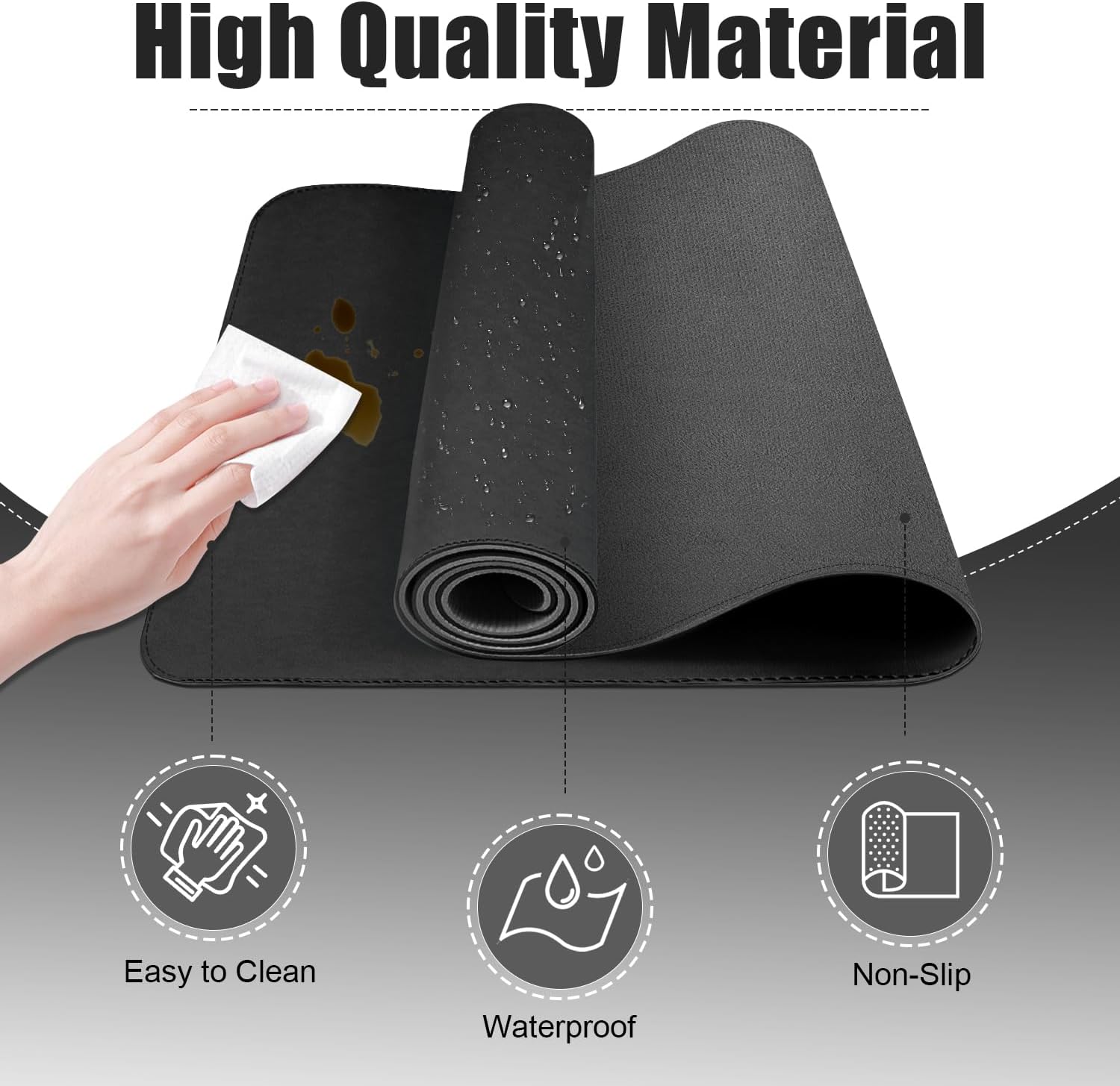 Large Leather Desk Pad Protect - Leather Desk Pad ulasan dan harga
