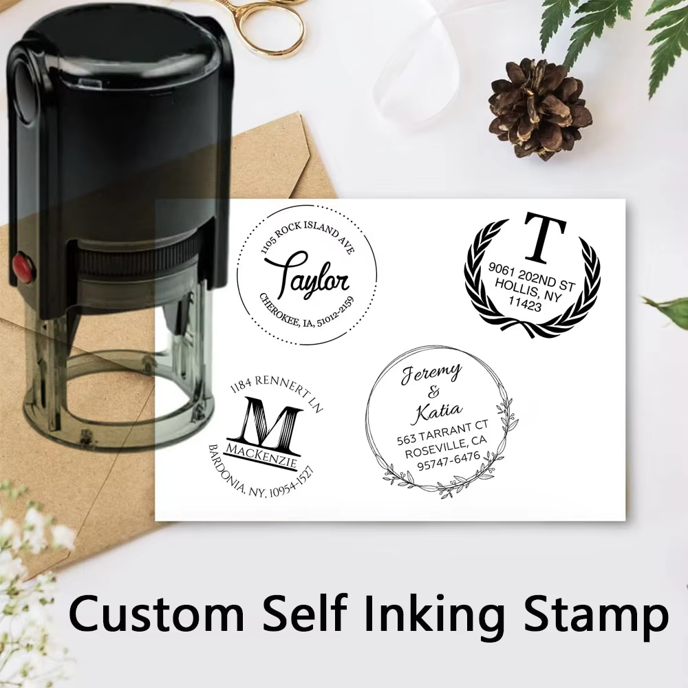 Custom Stamp Personalized Self - Rubber Date Stamp ulasan dan harga