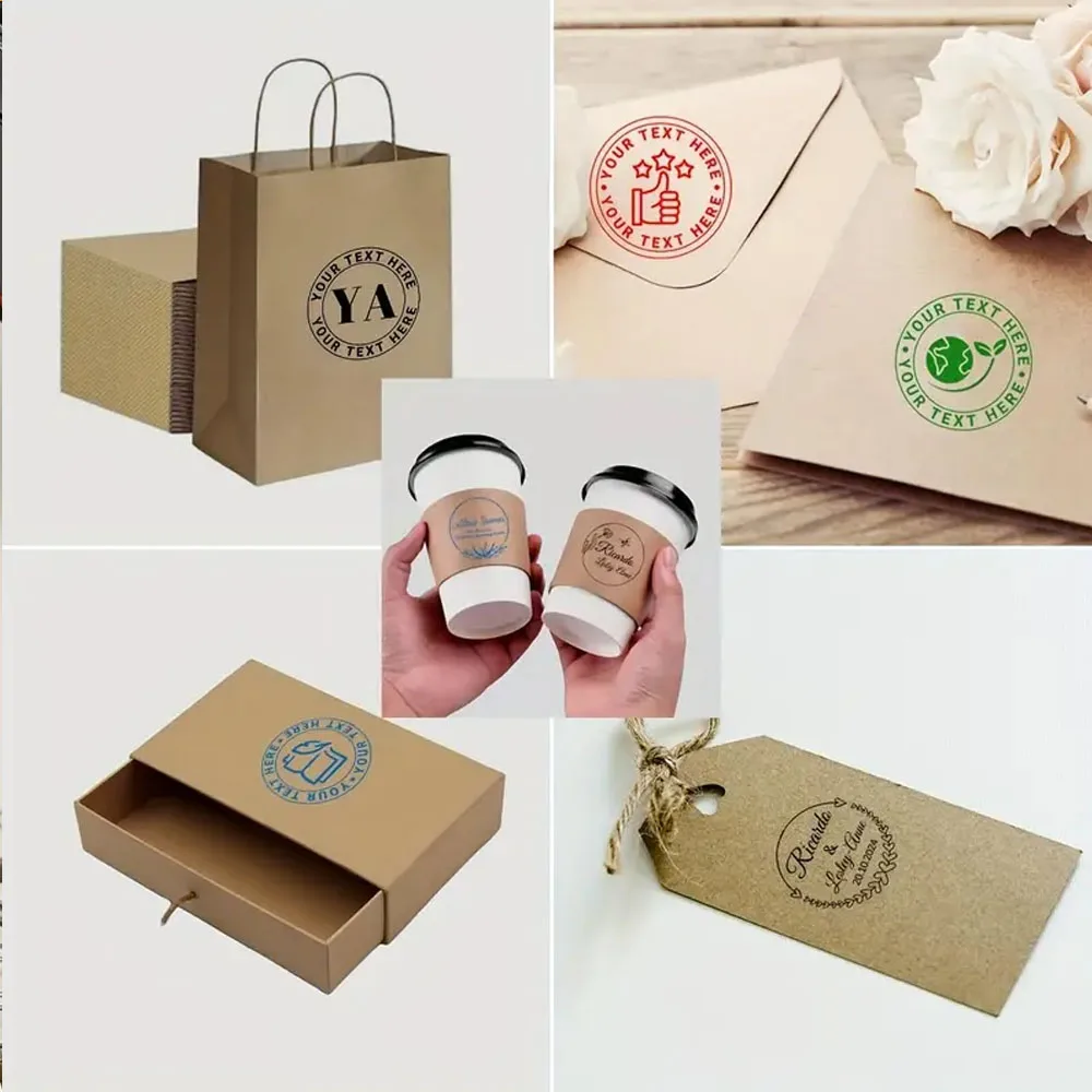 Custom Stamp Personalized Self - Rubber Date Stamp ulasan dan harga