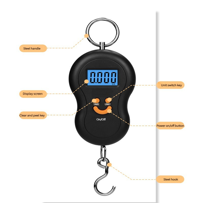 Electronic 50Kg 10g Hanging Sc - Tape Dispenser Weighted ulasan dan harga