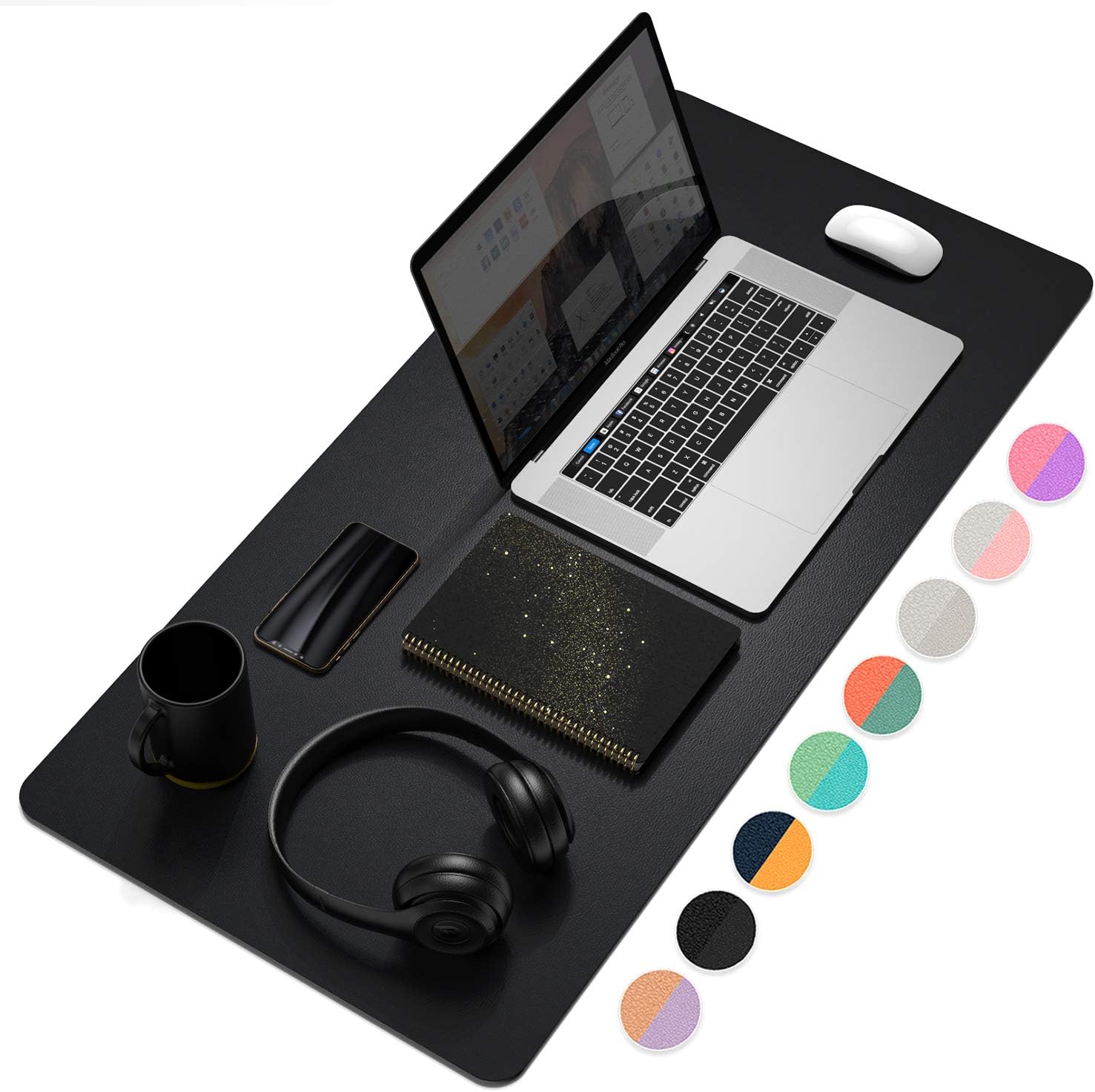 Dual-Sided Desk Pad Protector, - Leather Desk Pad ulasan dan harga