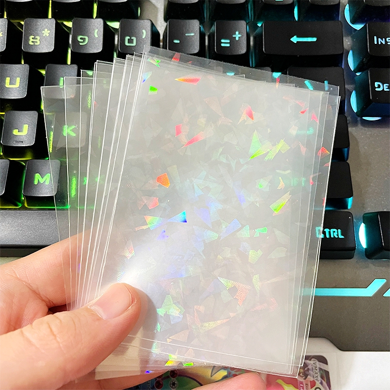 50pcs Soft Trading Laser Card  - Card Index Box ulasan dan harga