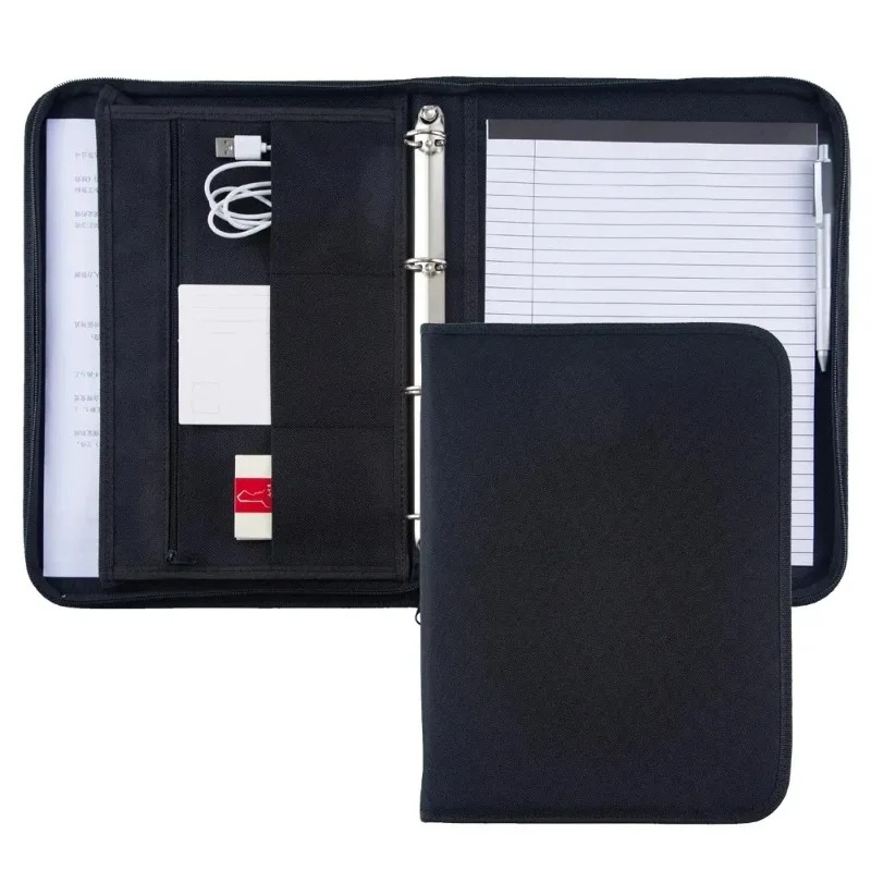 Large Black Business Portfolio - Binder A4 Lever ulasan dan harga