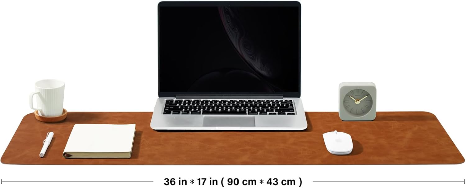 Distressed Leather Desk Mat -  - Leather Desk Pad ulasan dan harga