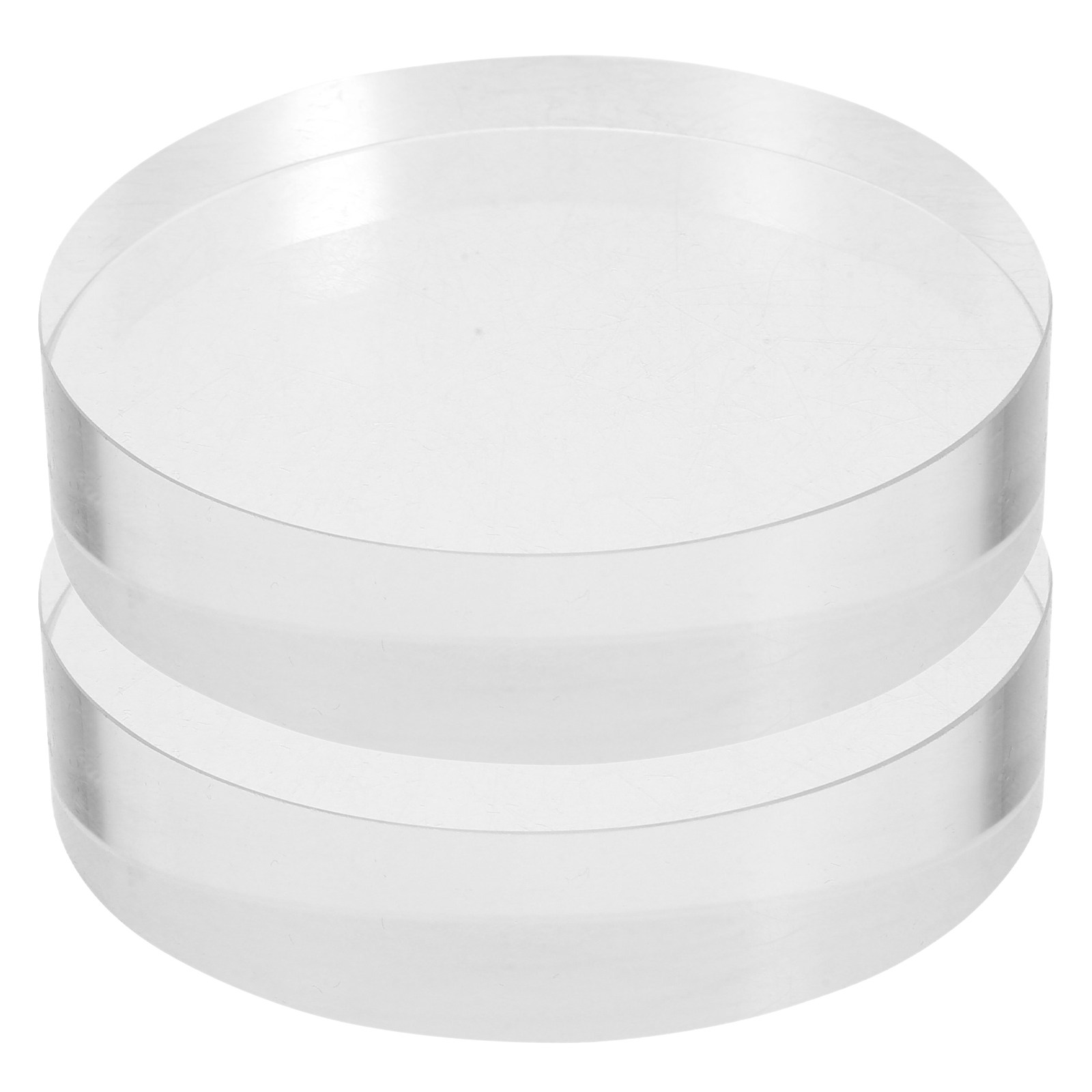 2Pcs Round Crystal Paperweight - Book Weight Glass ulasan dan harga