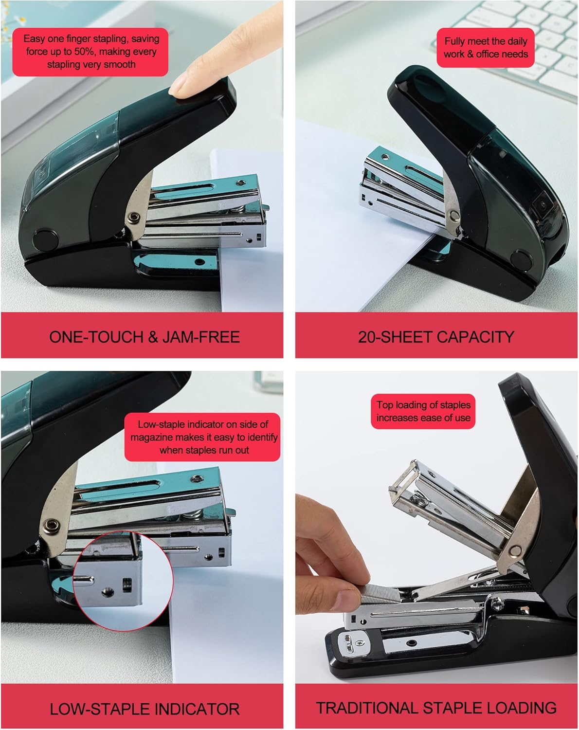 Effortless Standard Stapler Se - Stapler Half Strip ulasan dan harga