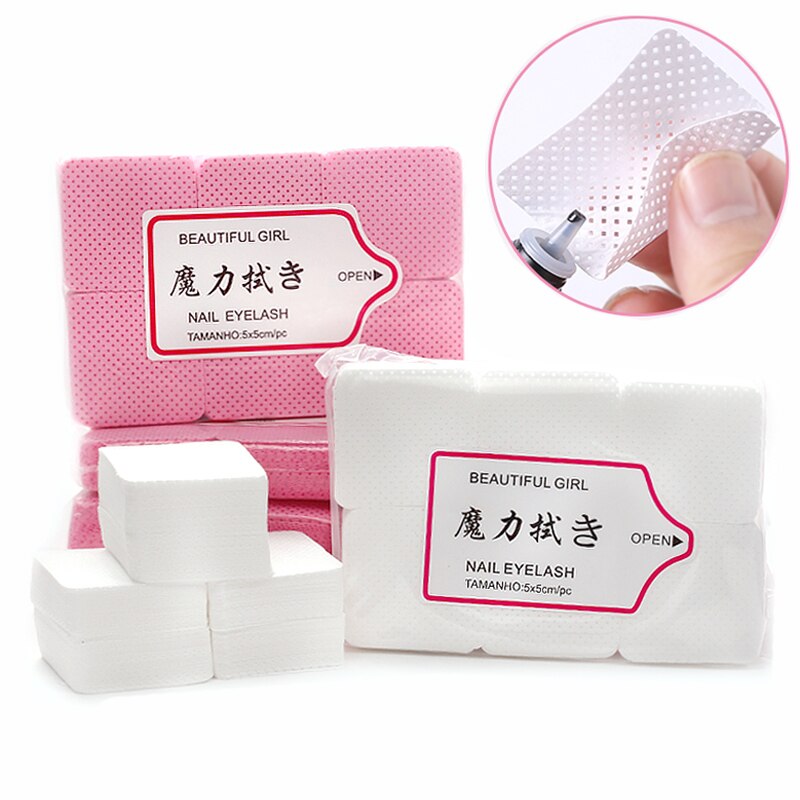 600Pcs/Pack Lint-Free Eyelash  - Gel Refill Pack ulasan dan harga