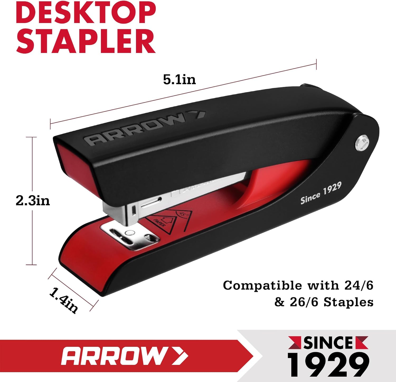 Arrow Office Stapler Set, 25 S - Stapler Half Strip ulasan dan harga