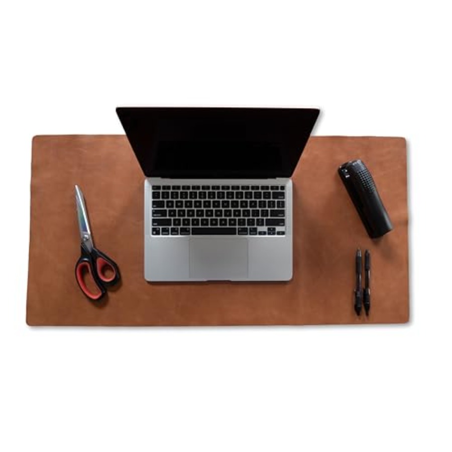 Genuine Leather Desk Pad Offic - Leather Desk Pad ulasan dan harga