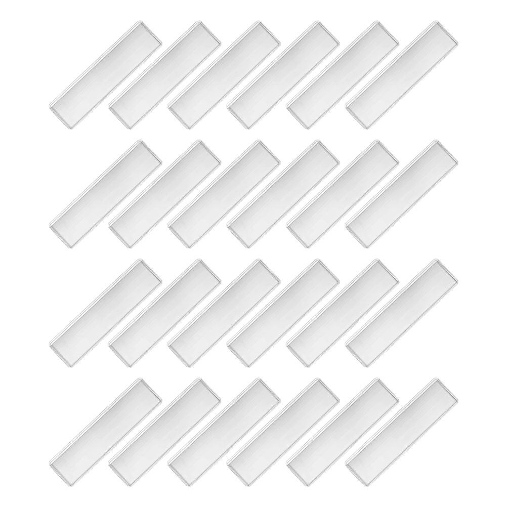 100Pcs Clear Self-Adhesive Lab - Index Card Holder ulasan dan harga