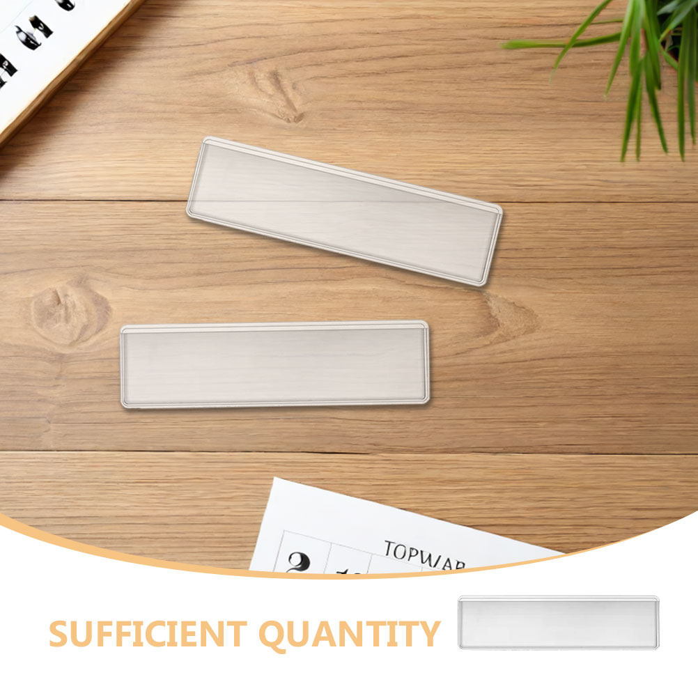 100Pcs Clear Self-Adhesive Lab - Index Card Holder ulasan dan harga