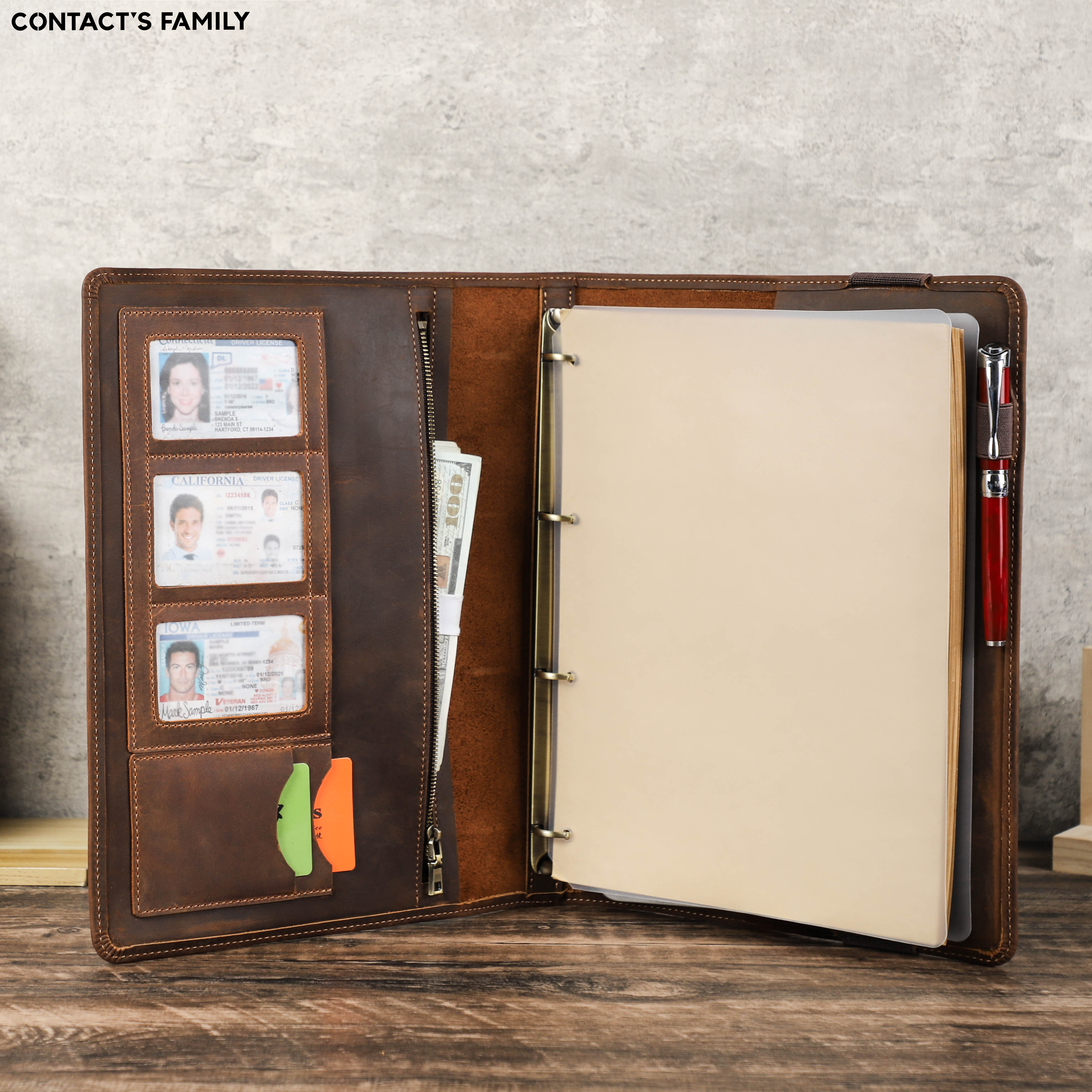 Luxury Retro Business A4 Noteb - Binder A4 Lever ulasan dan harga