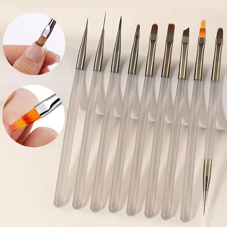 LINMANDA 9 Pack Gray Nail Art  - Gel Refill Pack ulasan dan harga